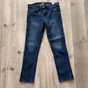 Hollister Blue Slim Straight Jeans